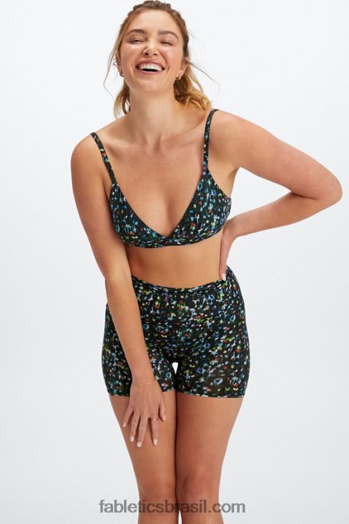 Fabletics jardim da meia-noite 420HR1540 bralette triângulo de toque fino mulheres - Image 4
