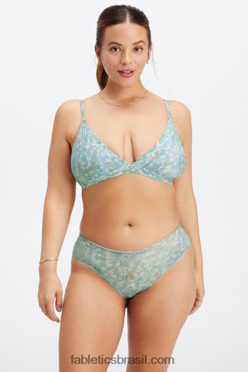 Fabletics jardim luz do dia 420HR1542 bralette triângulo de toque fino mulheres - Image 4