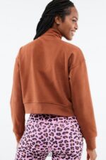 Fabletics Java 420HR2691 pulôver de meio zíper kat mulheres - Image 4