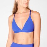 Fabletics lápis-lazúli 420HR1672 noelle esculpir bralette de malha mulheres