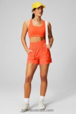Fabletics laranja paixão 420HR1394 sutiã esportivo de alto impacto belle racerback mulheres - Image 3