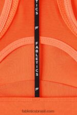 Fabletics laranja paixão 420HR1394 sutiã esportivo de alto impacto belle racerback mulheres - Image 4