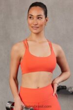 Fabletics laranja paixão 420HR1452 principal sutiã de baixo impacto mulheres - Image 2
