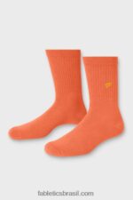Fabletics laranja paixão 420HR2965 a meia da tripulação todos os dias mulheres