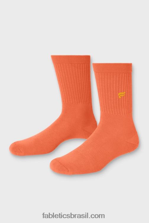 fabletics_laranja_paixao_420hr2965_a_meia_da_tripulacao_todos_os_dias_mulheres.jpg Fabletics laranja paixão 420HR2965 a meia da tripulação todos os dias mulheres - Image 1