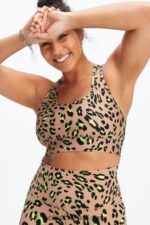 Fabletics leão ondulado do deserto 420HR1753 sutiã esportivo de médio impacto em movimento 114 mulheres - Image 2