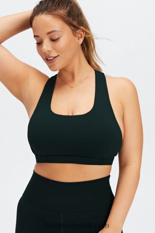 Fabletics leo ondulado preto/ocre queimado 420HR1794 boost sutiã esportivo de médio impacto 122 mulheres - Image 2