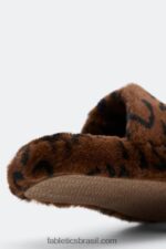 Fabletics leopardo 420HR2963 chinelo de alça confortável mulheres - Image 3