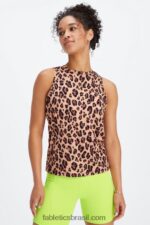 Fabletics leopardo natural 420HR2122 tanque traseiro aberto dry-flex mulheres - Image 2