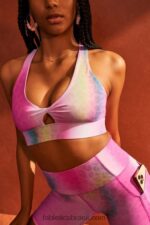Fabletics leopardo ombre 420HR1714 sutiã esportivo oasis twist 108 mulheres - Image 4
