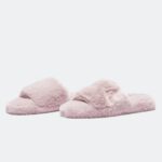 Fabletics lilás 420HR2952 chinelo de pele mulheres