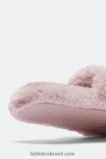 Fabletics lilás 420HR2952 chinelo de pele mulheres - Image 4