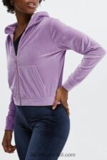 Fabletics lilás brilhante 420HR2507 donna moletom com capuz mulheres - Image 3