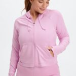 Fabletics lilás enevoado 420HR2450 moletom com capuz oásis mulheres