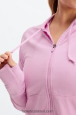 Fabletics lilás enevoado 420HR2450 moletom com capuz oásis mulheres - Image 3