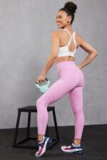 Fabletics lilás enevoado 420HR678 define powerhold cintura alta 7/8 legging 27 mulheres - Image 5