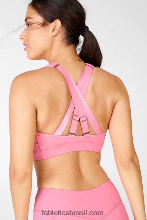 Fabletics lilás rosado 420HR1414 belle sutiã esportivo de alto impacto mulheres - Image 2