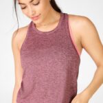 Fabletics lilás rosado 420HR2221 tanque clássico dry-flex mulheres