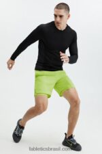 Fabletics limão vívido 420HR3321 o curto fundamental (alinhado) homens - Image 3