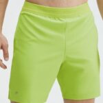 Fabletics limão vívido 420HR3345 o curto fundamental 166 homens