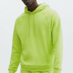 Fabletics limão vívido 420HR3691 o moletom com capuz 193 homens