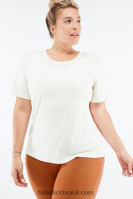 Fabletics linho 420HR2069 t-shirt de manga curta tinsley mulheres
