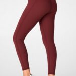 Fabletics logótipo da casca de garça/salgueiro 420HR724 define powerhold cintura alta 7/8 legging 36 mulheres