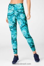 Fabletics logotipo da piscina/cereja elétrica 420HR719 define powerhold cintura alta 7/8 legging 35 mulheres - Image 2
