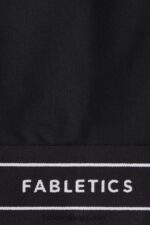 Fabletics logotipo preto/branco clássico 420HR1816 sutiã esportivo de médio impacto mulheres - Image 5