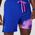 Fabletics loucura de verão celeste/paixão 420HR3169 aquele curto (alinhado) 139 homens