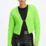 Fabletics maçã ácida 420HR2625 cardigã curto mulheres