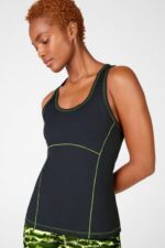 Fabletics maçã preta/azeda 420HR2299 tanque nadador fênix mulheres