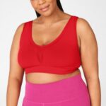 Fabletics maçã vermelha 420HR1661 Katrina sutiã esportivo de baixo impacto mulheres