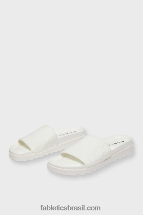 fabletics_malha_ativa_reciclada_branca_420hr2931_sandalia_deslizante_mulheres.jpg Fabletics malha ativa reciclada branca 420HR2931 sandália deslizante mulheres - Image 1