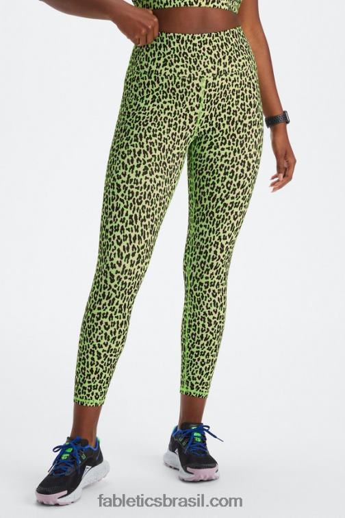 Fabletics marca-texto chita ondulada/zebra marmorizada 420HR842 legging 7/8 cintura alta boost powerhold 58 mulheres - Image 2