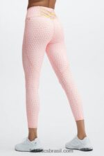Fabletics margarida de porter/pó rosa/limão selvagem 420HR858 boost powerhold cintura alta 7/8 legging 61 mulheres