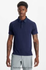 Fabletics marinha 420HR3406 o dia de treinamento polo 167 homens
