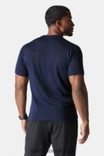 Fabletics marinha 420HR3553 camiseta da primeira fila homens - Image 2