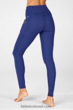 Fabletics marinha 420HR921 legging cintura alta oasis pureluxe 72 mulheres