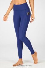 Fabletics marinha 420HR921 legging cintura alta oasis pureluxe 72 mulheres - Image 3