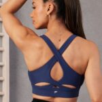 Fabletics marinha colegiada 420HR1333 sutiã esportivo antiderrapante 89 mulheres