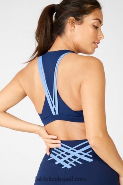 Fabletics marinha/marina 420HR1809 boost sutiã esportivo de médio impacto 125 mulheres
