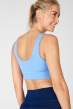 Fabletics marinha/marina 420HR1923 sutiã de camada dupla mulheres - Image 4