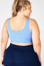 Fabletics marinha/marina 420HR1924 sutiã de camada dupla mulheres - Image 4