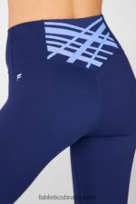 Fabletics marinha/marina 420HR869 legging 7/8 cintura alta boost powerhold 64 mulheres - Image 2