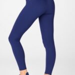 Fabletics marinha/marina 420HR869 legging 7/8 cintura alta boost powerhold 64 mulheres