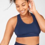 Fabletics marinha profunda 420HR1415 belle sutiã esportivo de alto impacto mulheres