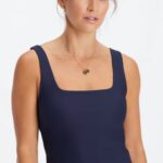 Fabletics marinha profunda 420HR1562 tanque de sutiã embutido lydia mulheres