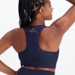 Fabletics marinha profunda 420HR1752 sutiã esportivo de médio impacto em movimento 114 mulheres