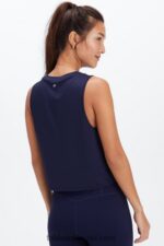 Fabletics marinha profunda 420HR2208 tanque muscular dry-flex mulheres - Image 2